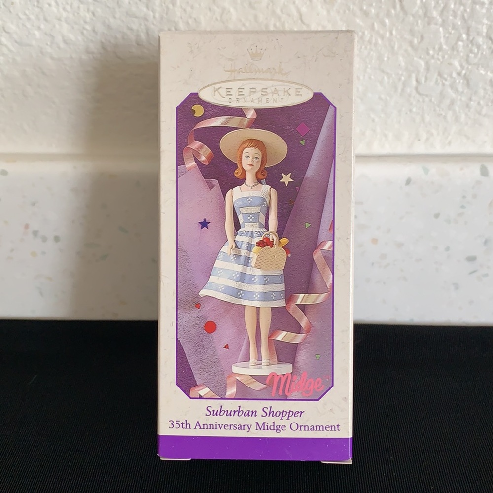 1998 Hallmark Suburban Shopper Midge Ornament